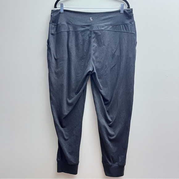 Lole Grey Relaxed Fit Casual High Waisted Ankle Joggers Size XL - Picture 6 of 9